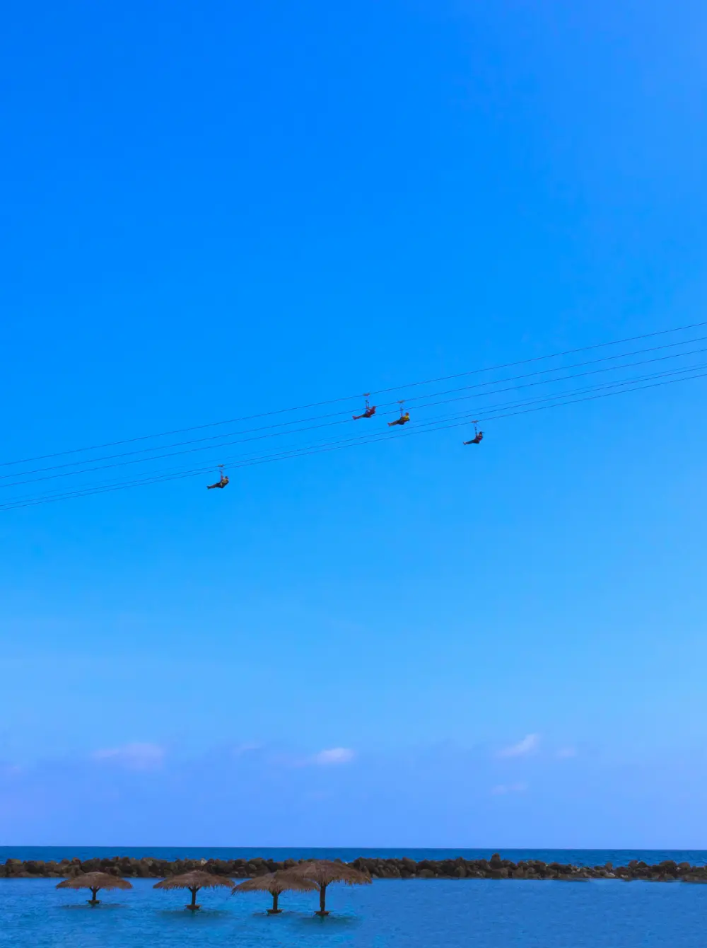 Professionelle Zipline-Installation in natürlichem Gelände — Skywalker Adventure Builders